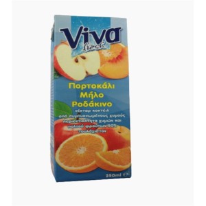 VIVA ΡΟΔ-ΜΗΛΟ-ΠΟΡΤΟΚ ΦΡΟΥΤΟΠΟΤΟ 250ml