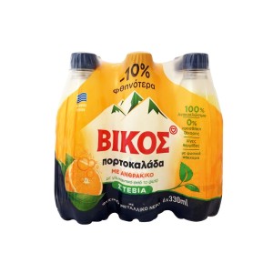 ΒΙΚΟΣ ΠΟΡΤΟΚΑΛΑΔΑ STEVIA 6χ330ml  (-10%)