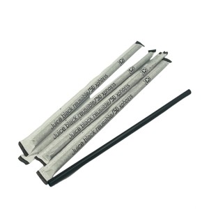 ΚΑΛΑΜΑΚΙ JUMBO ΙΣΙΟ ΜΑΥΡΟ REUSABLE 7mmX220mm 1/1 ΣΕ ΧΑΡΤΙ 1000ΤΕΜ